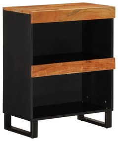 tömör akácfa tálalószekrény 60 x 33 x 75 cm