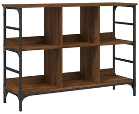 barna tölgyszínű szerelt fa tálalószekrény 102 x 32 x 73,5 cm