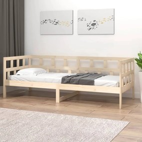 tömör fenyőfa kanapéágy 90 x 190 cm
