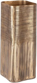 Aranyszínű fém kézzel készített váza (magasság 31,5 cm) Reel – Bizzotto