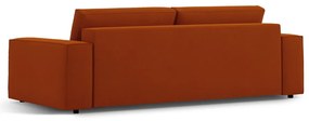 Téglavörös kinyitható kanapé 247 cm Jodie – Micadoni Home