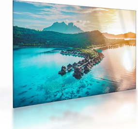 Üveg kép - Bora Bora (70x50 cm)