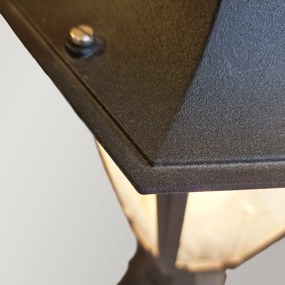 Elstead klasszikus kültéri állólámpa parish fekete átlátszó elspr4-black IP44
