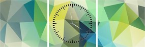 A geometriai absztrakció képe (órával) (90x30 cm)
