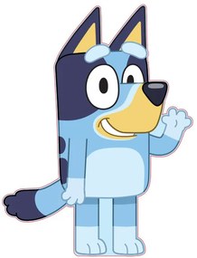 Bluey Wave formapárna, díszpárna 35x27 cm