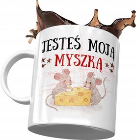 Egér bögre Aranyos Ajándék Nyomtatott Fotóval