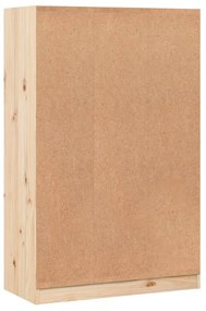 tömör fenyőfa könyvszekrény 70 x 33 x 110 cm