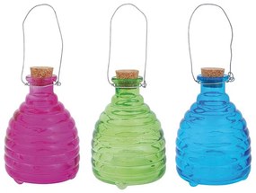 Üveg darázscsapda, zöld, 19 cm