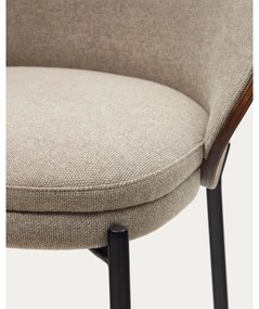 Barna-bézs bárszék (ülésmagasság 77 cm) Eamy – Kave Home