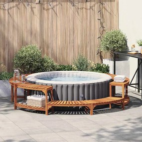 Jakuzzi Környezet Barna Ø275 x 55,5 cm Tömör Akácfa