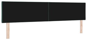 LED Fejtámla LED -es lámpákkal Sötétzöld 200 cm Bársony