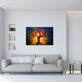 Kép - Az élet fája mozaikban (90x60 cm)