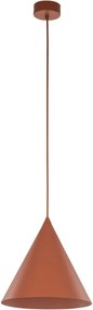 TK LIGHTING 6632 CONO Modern Függesztett Lámpa Téglavörös E27 IP20