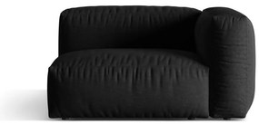 Fekete kanapé modul (jobb oldali) Martina – Micadoni Home