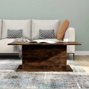 füstös tölgy színű fatermék dohányzóasztal 102x55,5x40 cm