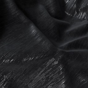 Függönyszövet nyomott mintás Martina 300cm 025 fekete