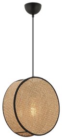 BIG DRUM kábeles függőlámpa 1xE27/60W/230V barna/fekete