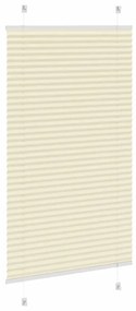 pliszírozott redőny krém 75x100 cm szövetszélesség 74,4 cm