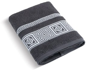 Görög kollekciós kéztörlő, sötétszürke, 50 x 100 cm