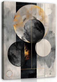 Vászonkép Art Deco Absztrakt Arany Vászon Fal Nappali Hálószoba 40x30