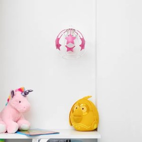 Gyermek fali lámpa STARS 1xE27/15W/230V rózsaszín/fehér