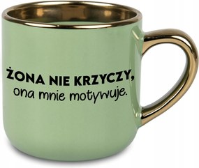 Bögre Nagy Zöld Feleség Nem Kiabál, Ő Motiválja Ajándék Férj Feleségének