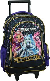 Monster High Crew gurulós iskolatáska, táska 46 cm