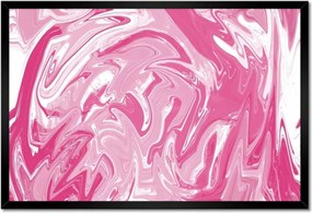 Poszterek keretben 60x40 Tükröződés a vízben Rózsa