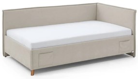 Bézs gyerekágy tárolóhellyel 90x200 cm Fun – Meise Möbel