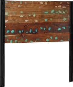 vidaXL tömör újrahasznosított fa és vas fejtámla 100 cm