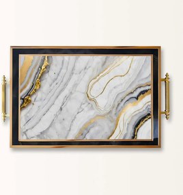Üveg tálca, 38×24 cm – TPA10020