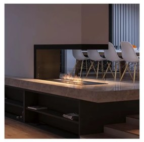 InFire - Sarok BIO kandalló100x50 cm 3kW bifaciális