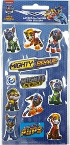Mancs Őrjárat Brave pufi szivacs matrica szett