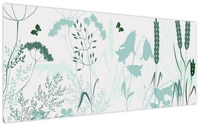 Kép - rét vektor (120x50 cm)