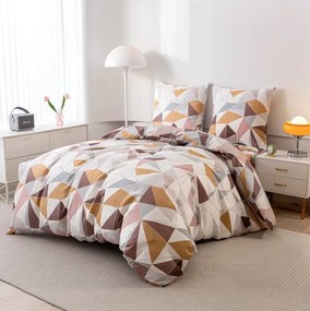 Mikroszálas ágyneműhuzat TRIANGO mintás Ágyneműhuzat mérete: 2 db 70 x 80 cm | 160 x 200 cm