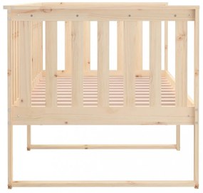 kanapéágy ágy matrac 100x200 cm tömör fa fenyőfa