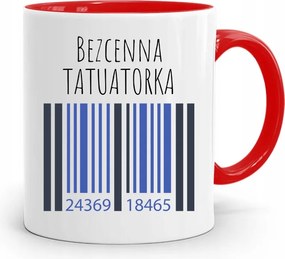 Tetoválóknak Tetováló Bögre Piros Ajándék fényképes nyomtatással