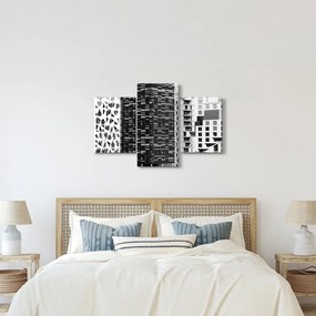 Fekete-fehér építészet képe (90x60 cm)