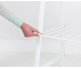Fehér acél ruhatartó állvány Linn – Brabantia