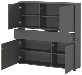 Antracitszürke előszoba bútor Ameca 2.0 – Germania