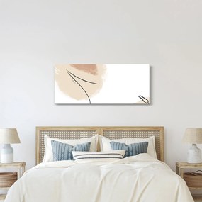 Kép - Fehér absztrakció (120x50 cm)