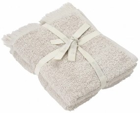 Krémszínű pamut törölköző szett 2 db-os 30x50 cm FRINO – Blomus