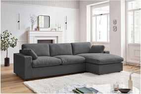 Sötétszürke sarokkanapé Belair – Bobochic Paris