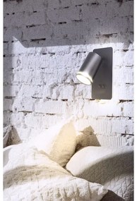 LED Fali spotlámpa PARIS 1xGU10/10W/230V + LED/6W/230V fekete