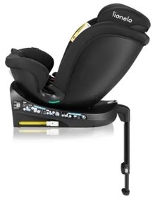 Lionelo NAVY i-Size 40-150 cm forgatható autósülés alapzattal, fekete