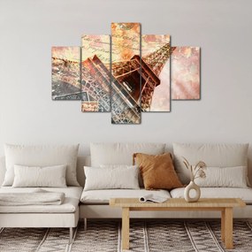 Kép - Eiffel-torony vintage stílusban (150x105 cm)