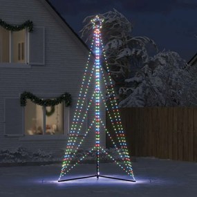 színes LED karácsonyfa 615 LED 404,5 cm