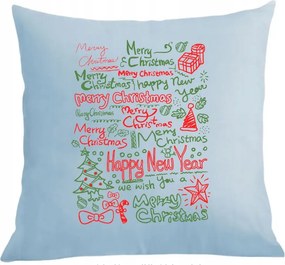 Párna párnahuzat karácsonyi mintás Ajándék
