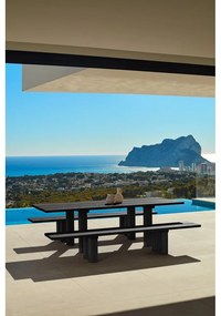 Étkezőasztal borovi fenyő asztallappal 100x260 cm Banda – Teulat