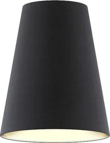 RENDL CONNY 25/30 asztali lámpaernyő Polycotton fekete/arany fólia max. 23W